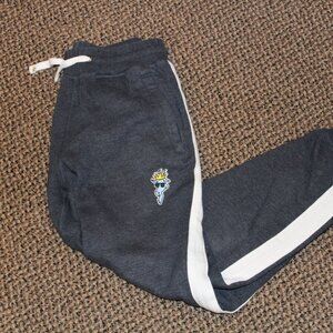 GOAT USA Men’s Sweatpants Joggers Size M Gray and white
